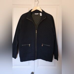 Draper and Damon's Black and Gold jacket